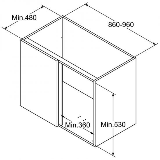 Kosz Cargo Magic Corner 900mm PTJ017G