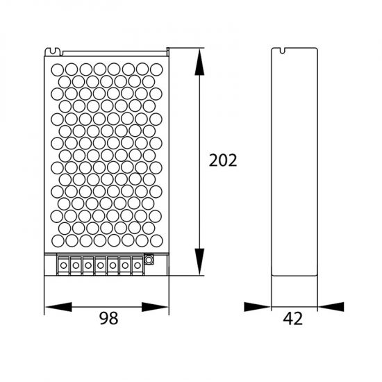 Zasilacz LED 120W 12V IP20 Bemko do taśmy LED