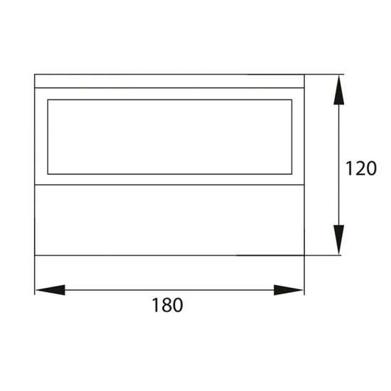 Lampa elewacyjna Kinkiet LED EL1-N-013GR