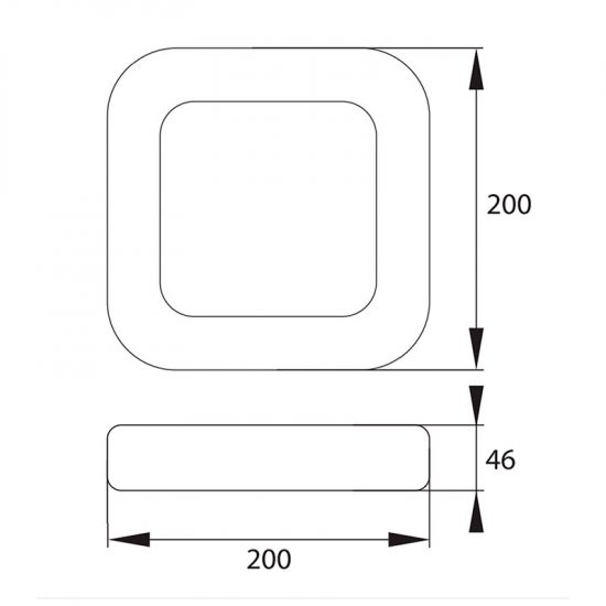 Lampa elewacyjna Kinkiet LED EL2-S-010GR