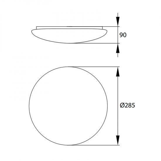 Lampa Plafon LED 18W TOKAR 1450LM 3000K JAKOŚĆ