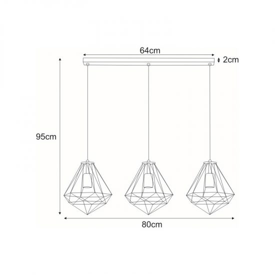 Lampa wisząca K-4004 z serii MARKO