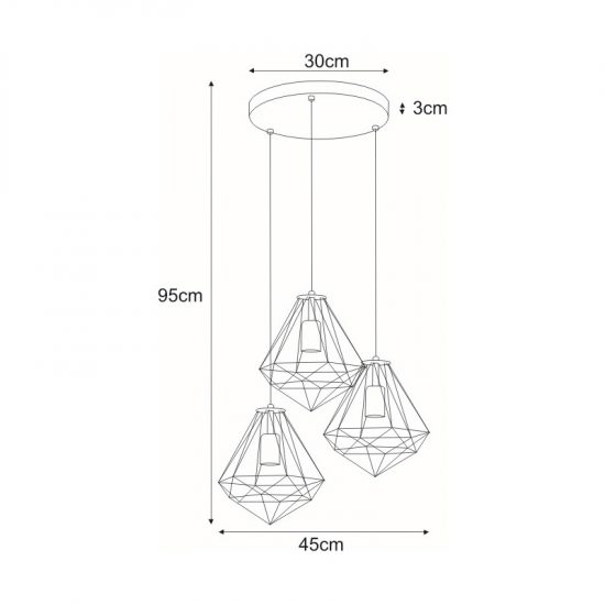 Lampa wisząca K-4006 z serii MARKO