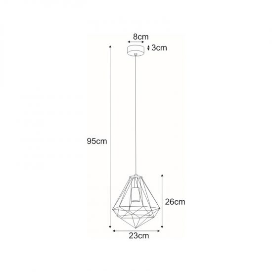 Lampa wisząca K-4018 z serii MARKO