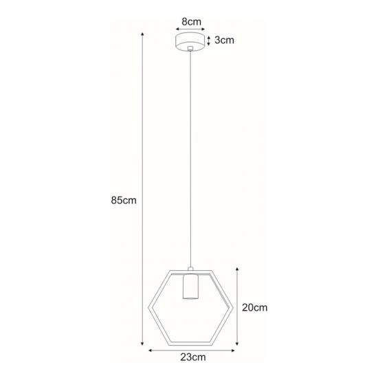 Lampa wisząca K-4720 z serii HONEY