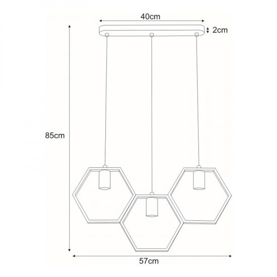 Lampa wisząca K-4721 z serii HONEY