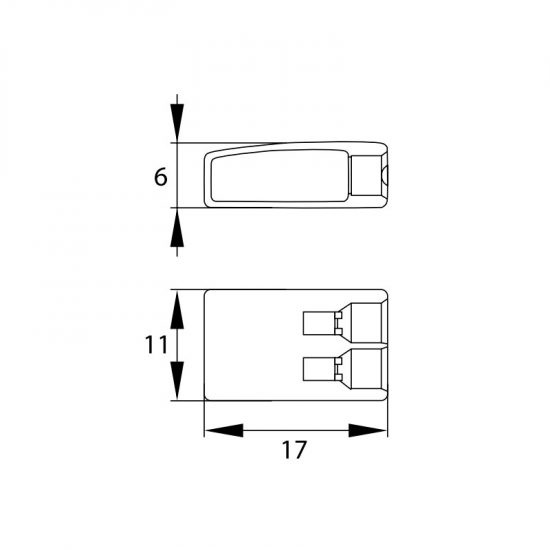 Szybkozłączki na drut 2x2.5mm PM22