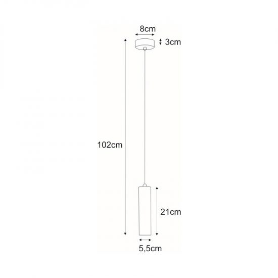 Lampa wisząca K-4435 z serii DOPIK