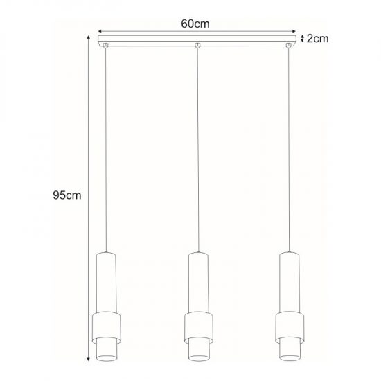 Lampa wisząca K-4545 z serii ROTO