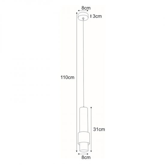 Lampa wisząca K-4713 z serii NIKOS