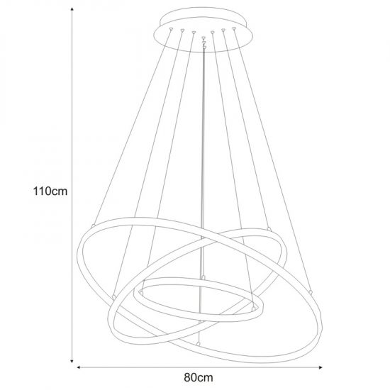 Lampa wisząca K-8063 z serii DIEGO