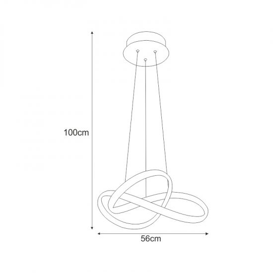 Lampa wisząca K-8064 z serii FINLEY