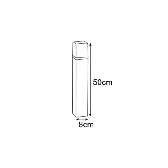 Lampa ogrodowa stojąca K-8141 z serii GENEVA