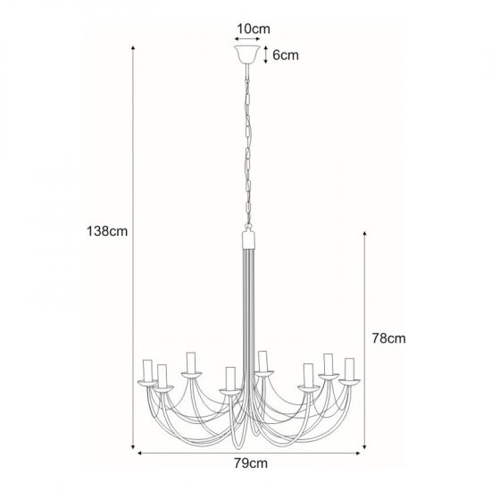 Lampa wisząca K-3521 z serii PERSEO