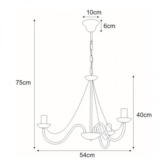 Lampa wisząca K-3990 z serii BARTEZ