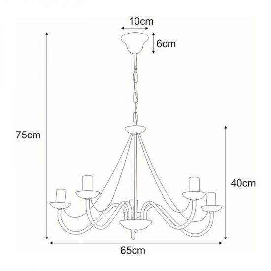 Lampa wisząca K-3991 z serii BARTEZ