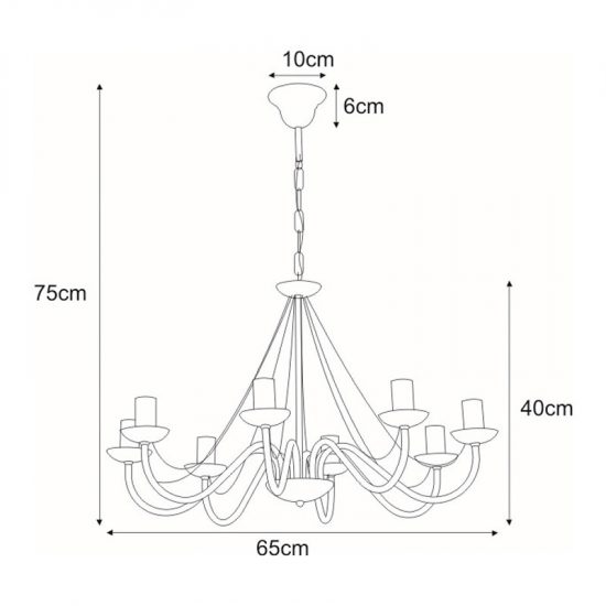 Lampa wisząca K-3992 z serii BARTEZ