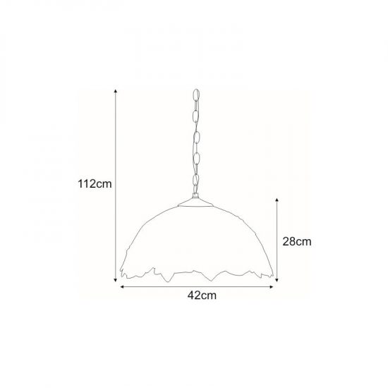 Lampa wisząca K-P161420 z serii FARINA