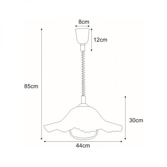 Lampa wisząca z serii LAMBADA