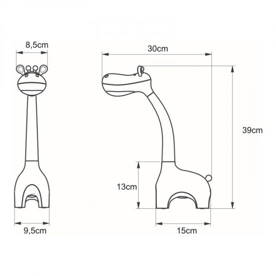 Lampka biurkowa K-BL1601 z serii ŻYRAFA