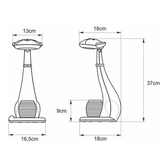 Lampka biurkowa K-BL1605 z serii KOTEK