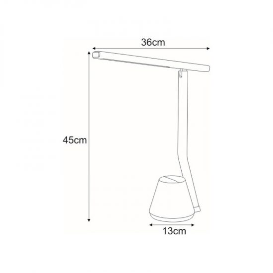 Lampka biurkowa K-BL1066 biała z serii KIKI