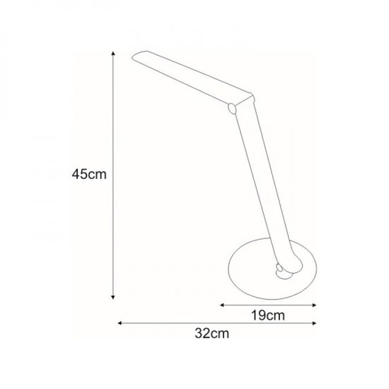 Lampka biurkowa K-BL1201 biała z serii DUO