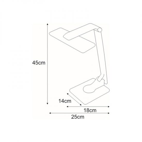 Lampka biurkowa K-BL1203 biała z serii MIRO