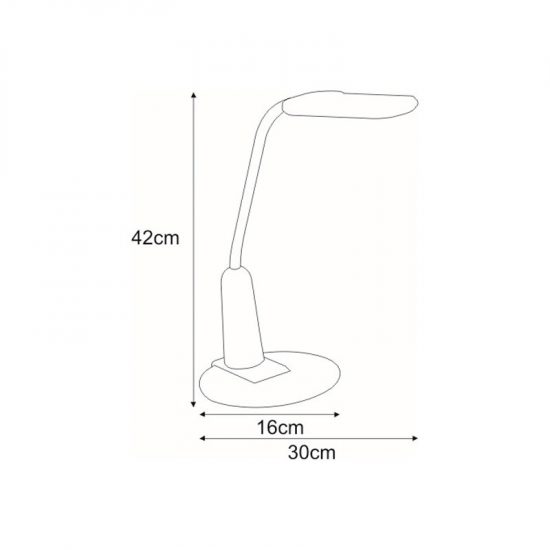 Lampka biurkowa K-BL1391 biała z serii TIMO