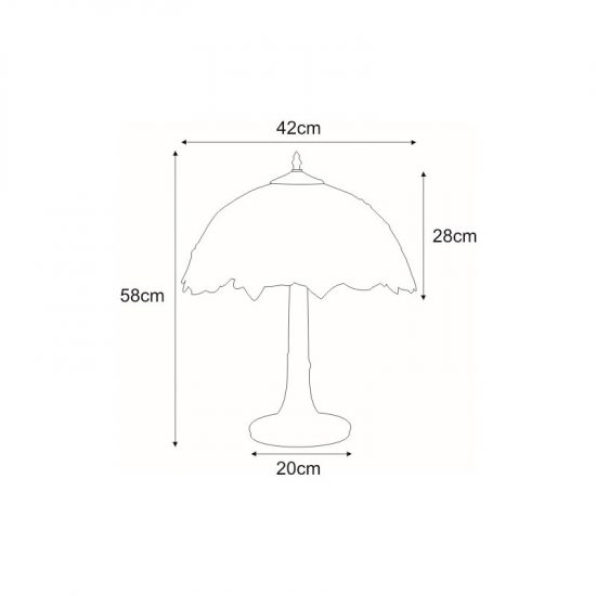 Lampka stołowa K-G161420 z serii FARINA