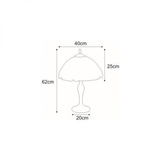 Lampka stołowa K-G162166 z serii PAPI