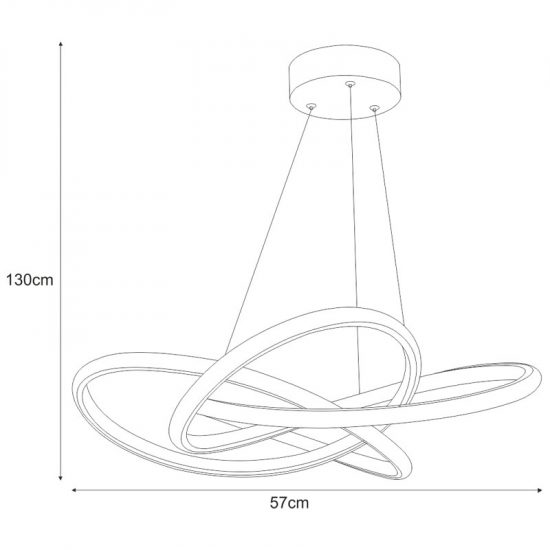 Lampa wisząca K-8155 z serii BRIDA