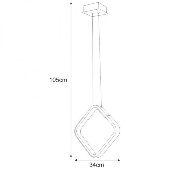 Lampa wisząca K-8159 z serii HILD