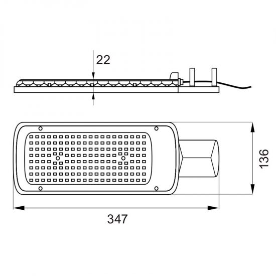 Lampa oprawa uliczna parkingowa LED Loper 2 50W 4K IP65