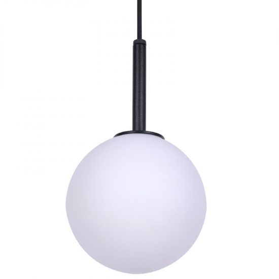 Lampa wisząca z białym kloszem 14 cm K-4885 z serii FARO