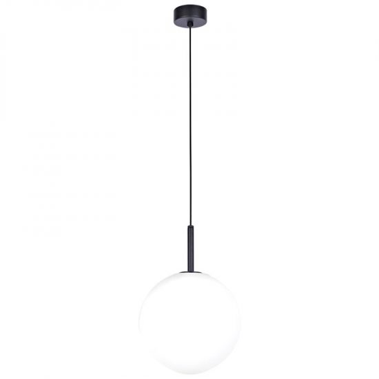 Lampa wisząca z białym kloszem 30 cm K-4887 z serii FARO