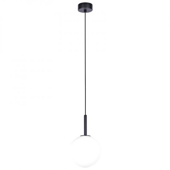 Lampa wisząca z białym kloszem 16 cm K-4886 z serii FARO